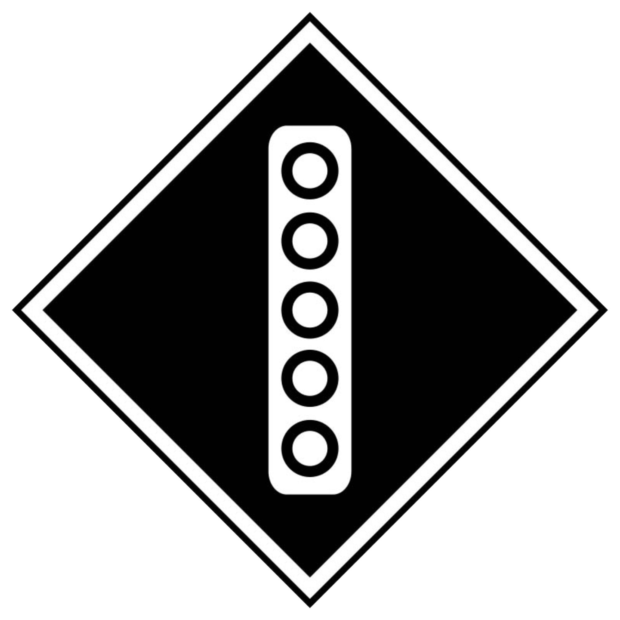 ЖД ЗНАК «ПОДНЯТЬ ТОКОПРИЕМНИК НА ЭЛЕКТРОВОЗЕ»