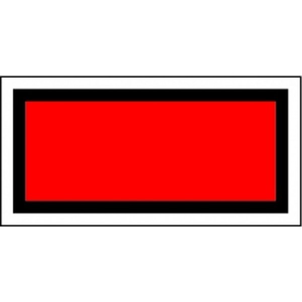 ЖД ЗНАК «ЩИТ СИГНАЛЬНЫЙ КРАСНЫЙ»