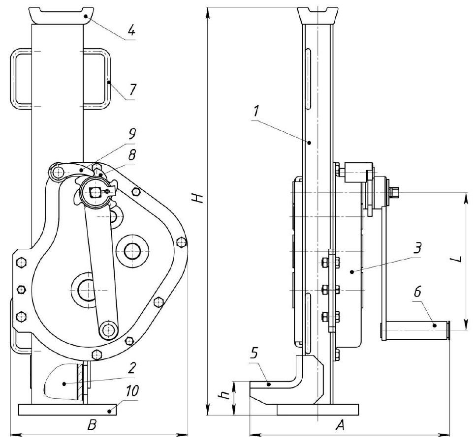 ДОМКРАТ РЕЕЧНЫЙ ДР-10 (КИТАЙ)